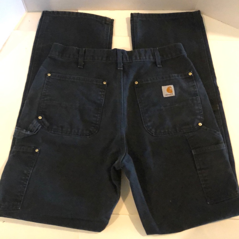 Carhartt work pants black very gently used
